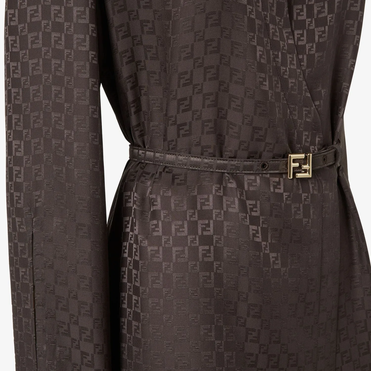 LONG BELTED MONOGRAM SHIRT DRESS sold by Lord & Taylor product image thumbnail 3