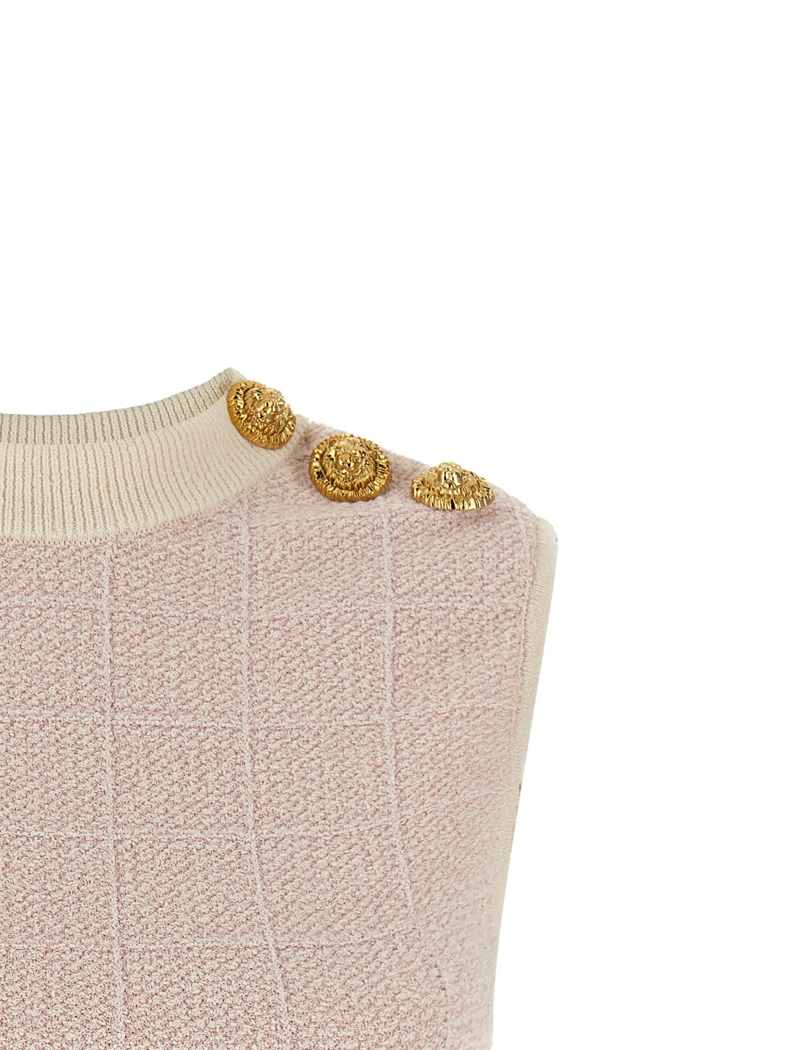 'Testa di leone' tweed vest sold by Lord & Taylor product image thumbnail 3