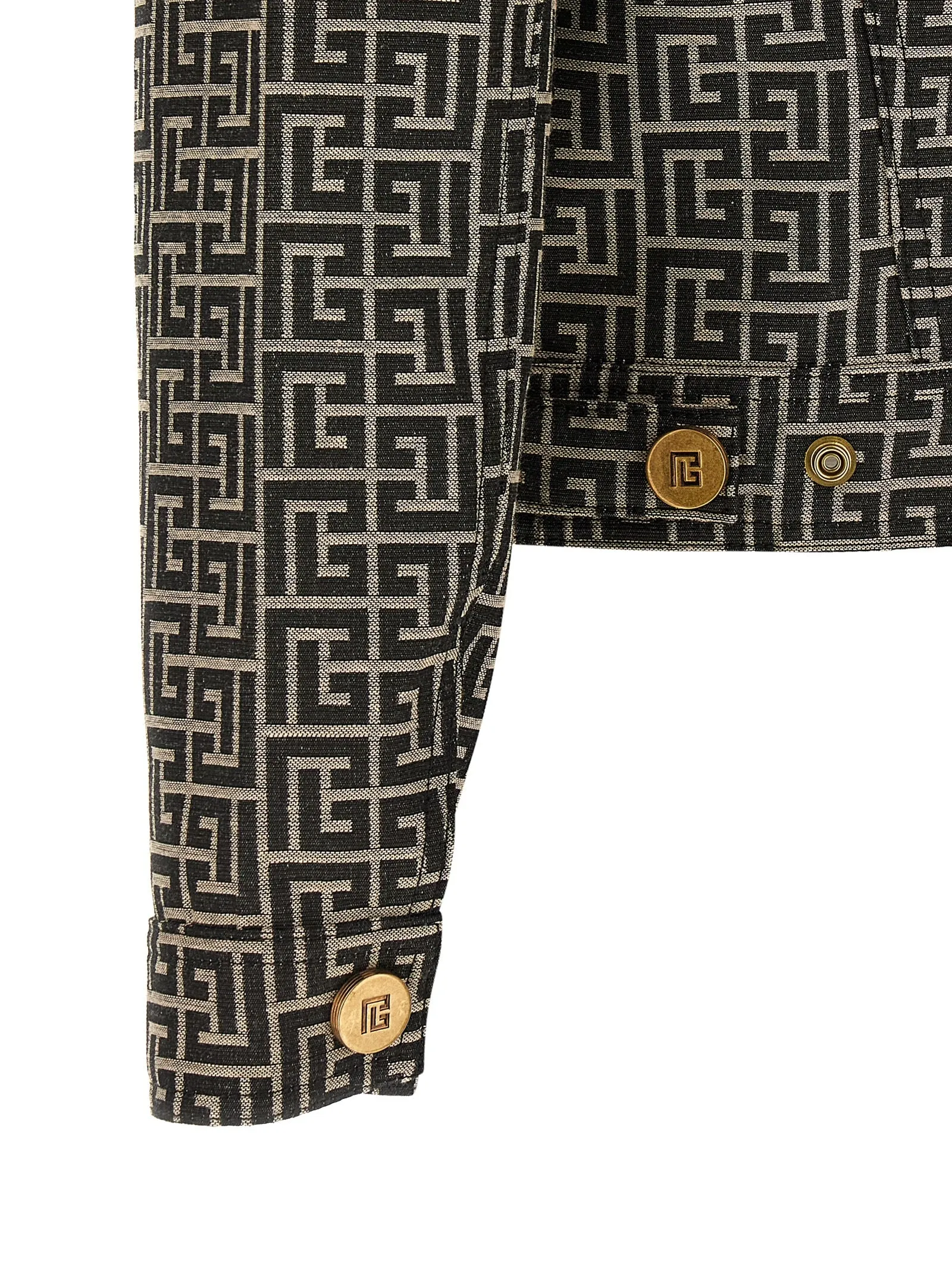 Jacquard monogram jacket sold by Lord & Taylor product image thumbnail 4
