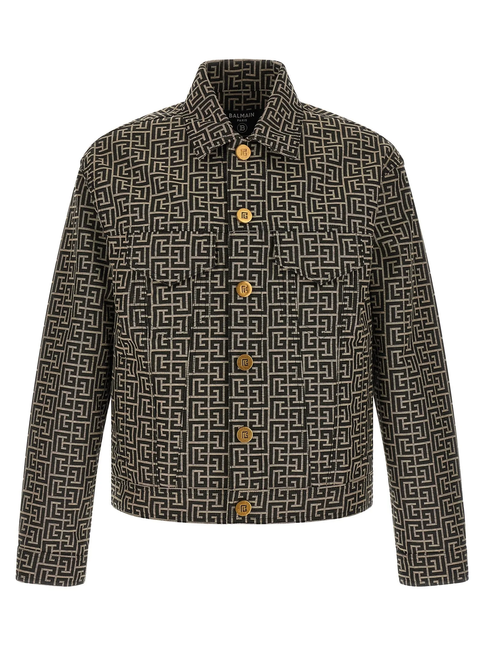 Jacquard monogram jacket sold by Lord & Taylor