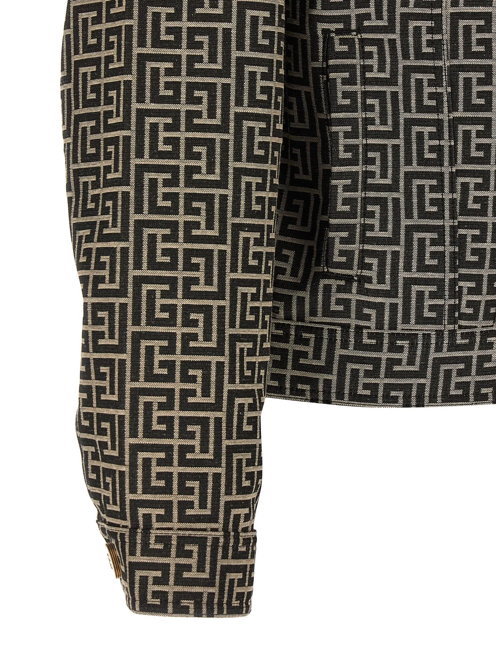 Jacquard monogram jacket sold by Lord & Taylor product image thumbnail 5