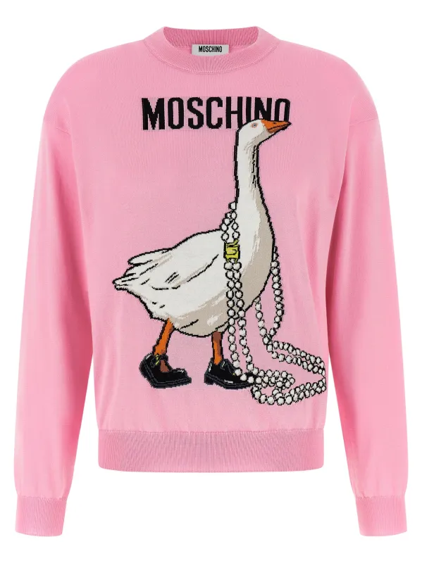 'Goose' sweater made by Moschino