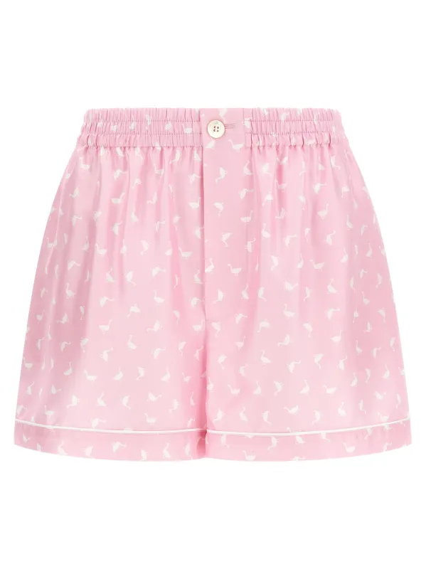 Pleated shorts made by Moschino