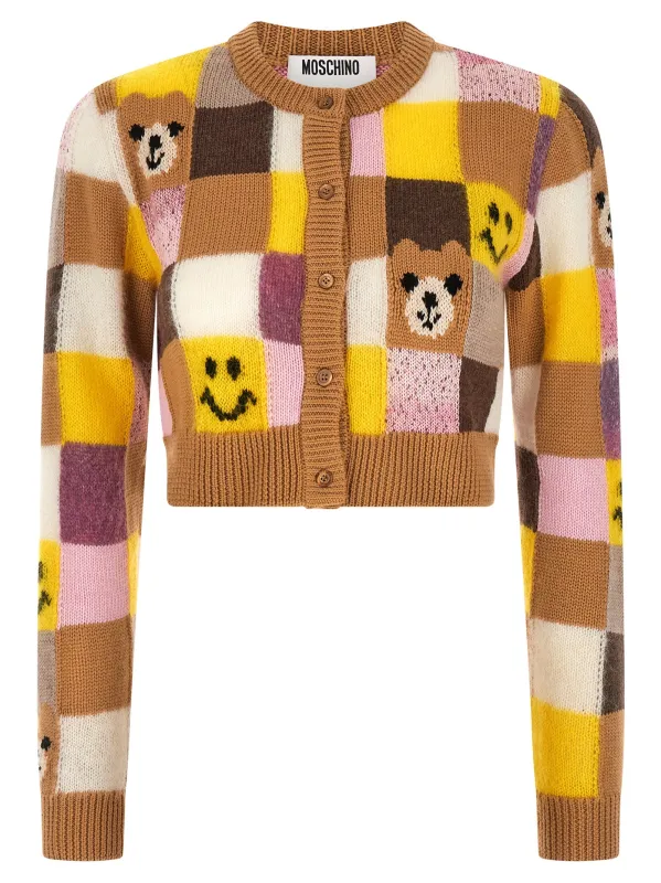 'Smiley® e 'Moschino Teddy Bear' cardigan made by Lord & Taylor