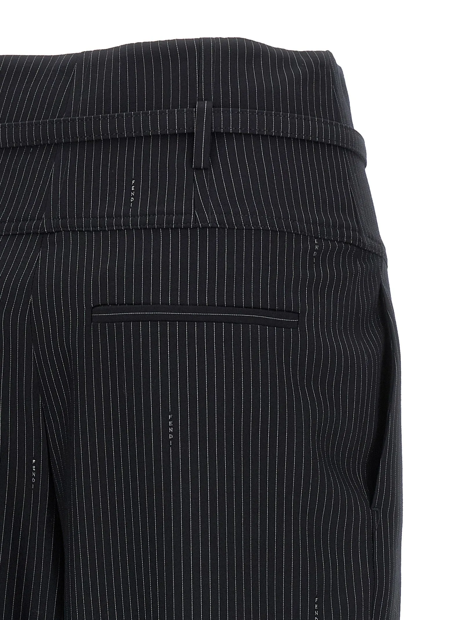 Pinstripe wool pants sold by Lord & Taylor product image thumbnail 4