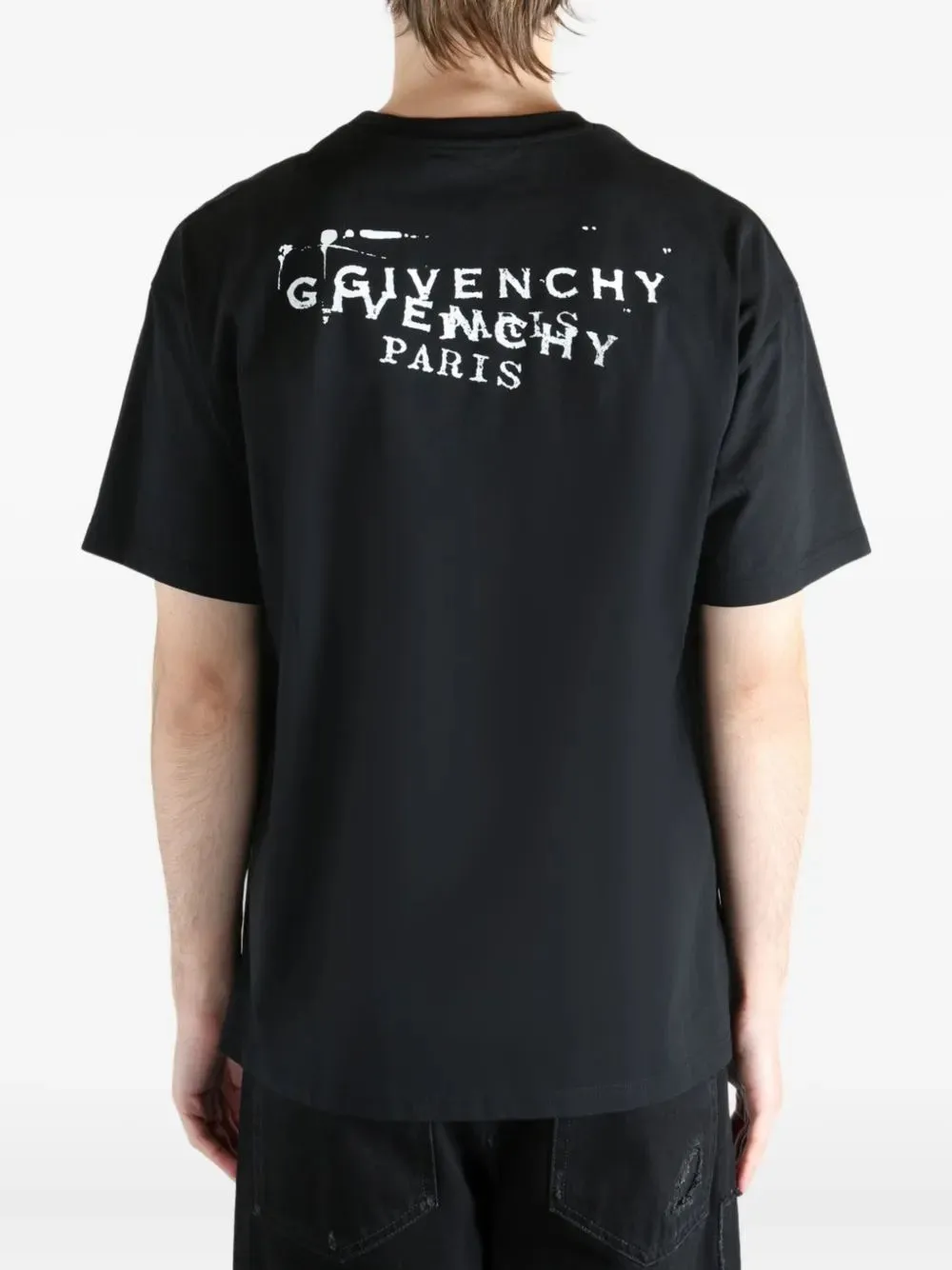 BLACK COTTON T-SHIRT sold by Lord & Taylor product image thumbnail 4