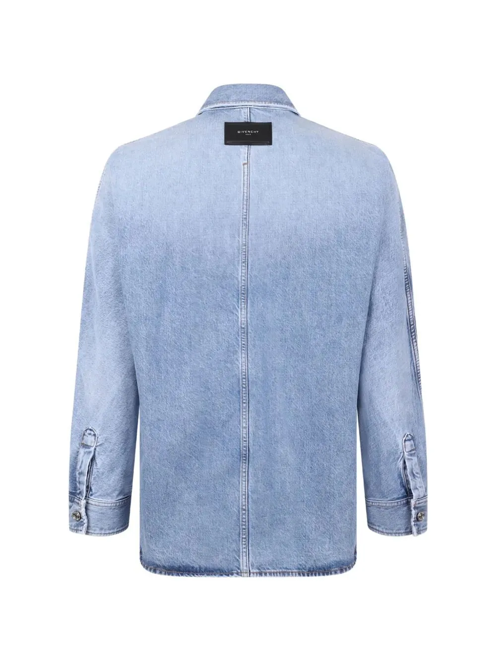 BLUE COTTON SHIRT sold by Lord & Taylor product image thumbnail 2
