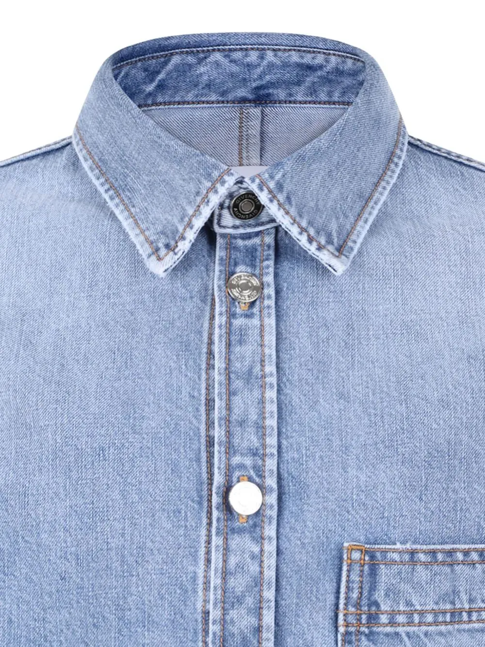 BLUE COTTON SHIRT sold by Lord & Taylor product image thumbnail 3