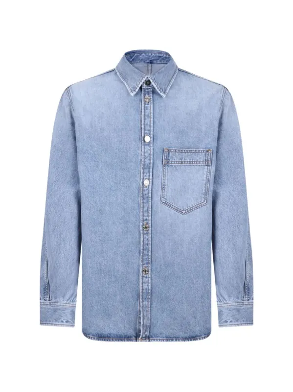 BLUE COTTON SHIRT sold by Lord & Taylor