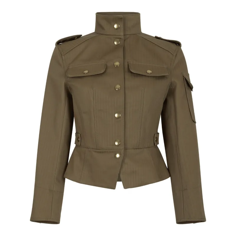 MILITARY-STYLE FITTED JACKET made by Alexander McQueen