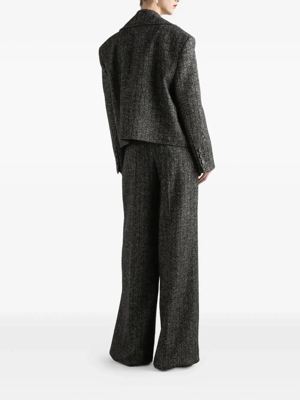 DOUBLE-BREASTED TWEED BLAZER sold by Lord & Taylor product image thumbnail 3