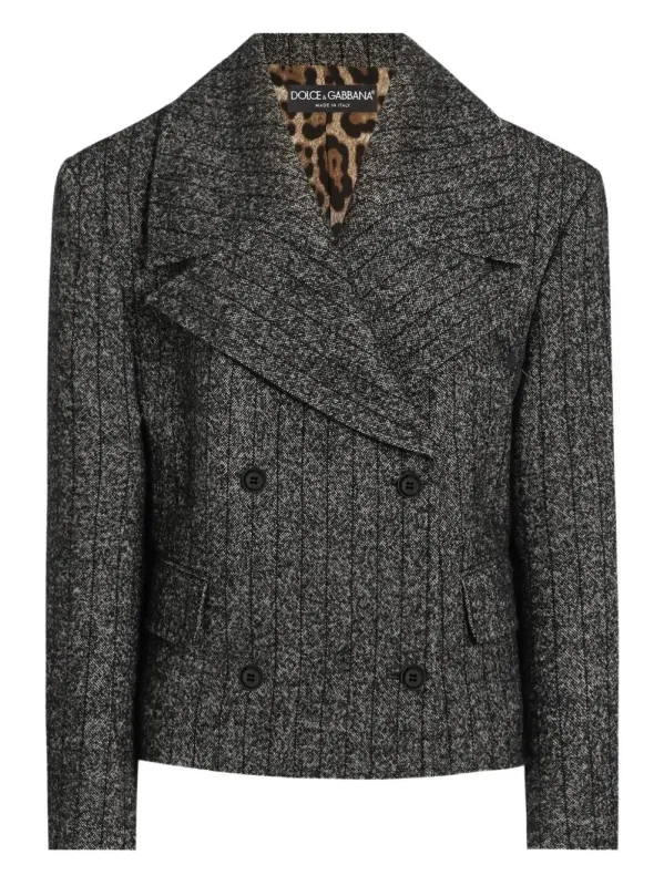 DOUBLE-BREASTED TWEED BLAZER sold by Lord & Taylor
