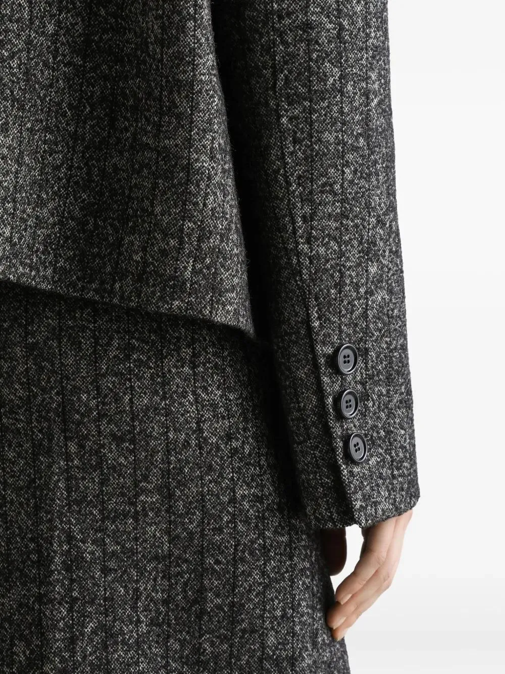 DOUBLE-BREASTED TWEED BLAZER sold by Lord & Taylor product image thumbnail 5