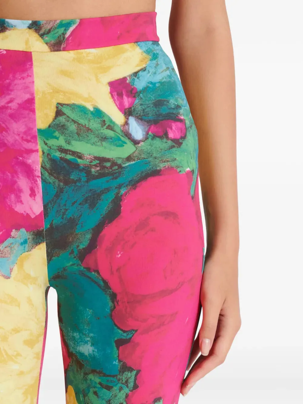 JERSEY LEGGINGS WITH ROSES PRINT sold by Lord & Taylor product image thumbnail 5