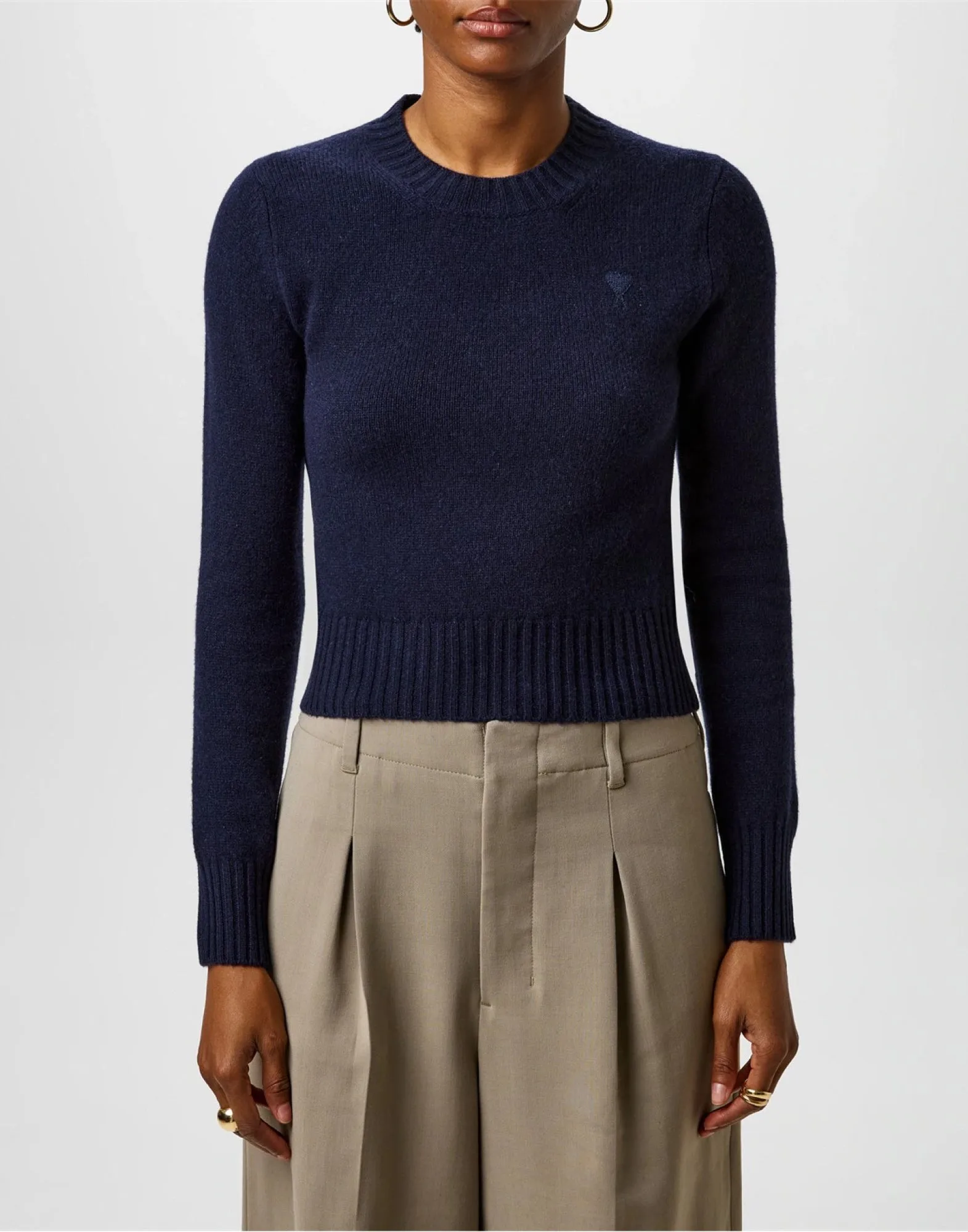 DE COEUR LOGO CASHMERE SWEATER sold by Lord & Taylor product image thumbnail 3