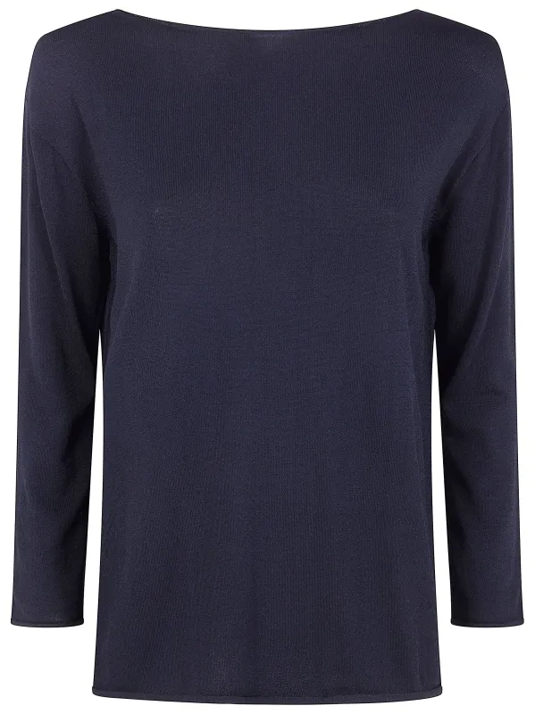 "KEYYIE" BOAT NECK SWEATER sold by Lord & Taylor