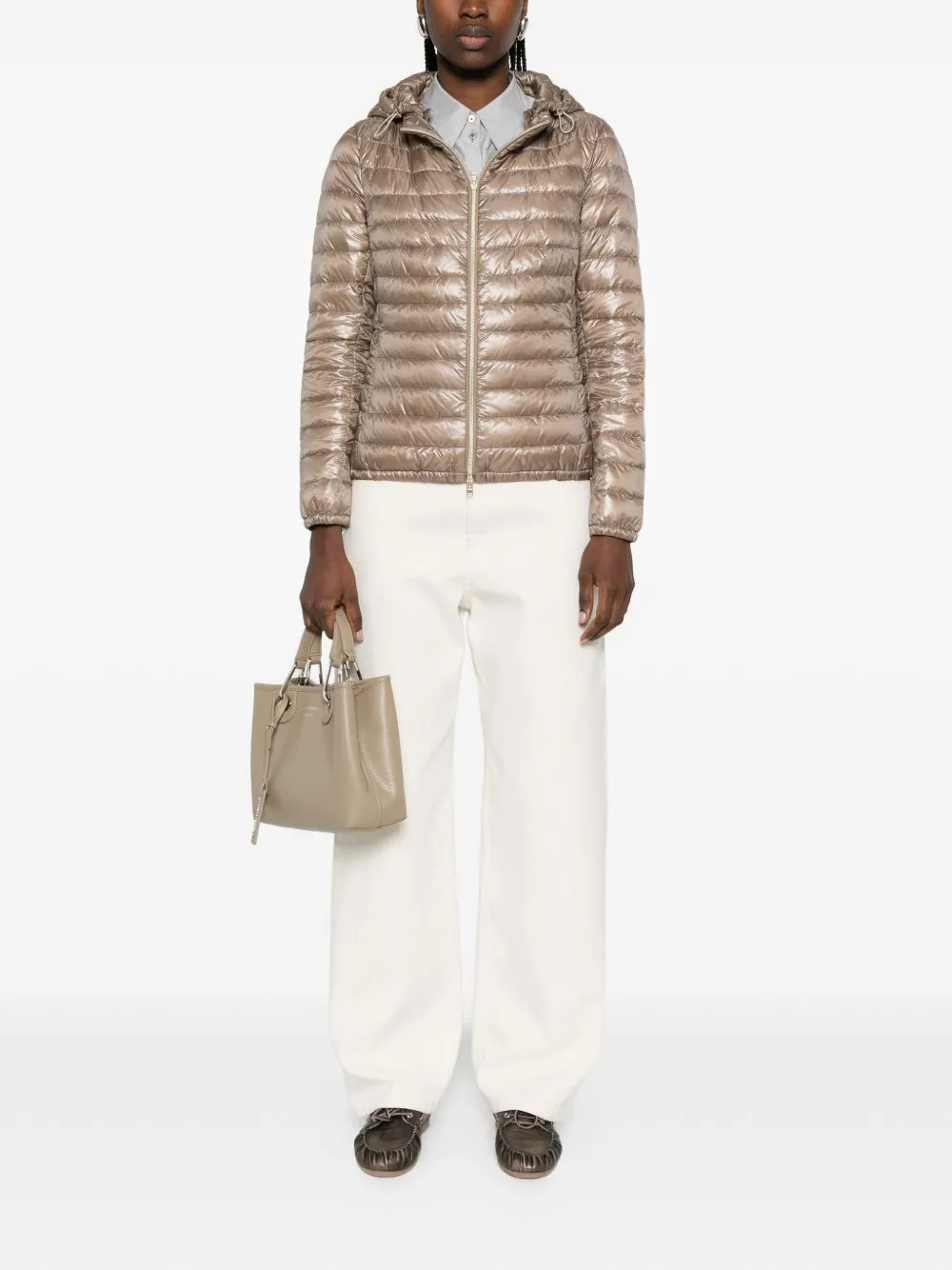 NYLON SHORT DOWN JACKET sold by Lord & Taylor product image thumbnail 2