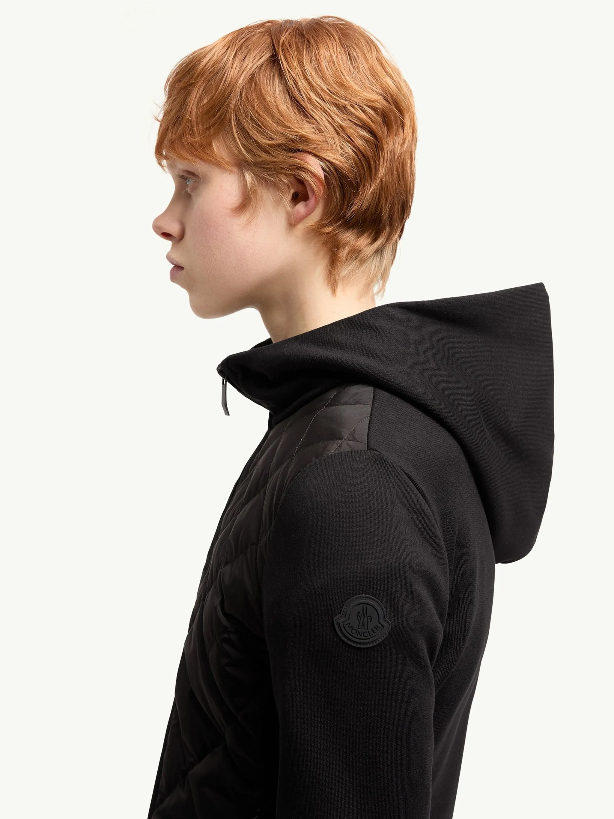 COTTON FLEECE HOODIE WITH ZIP sold by Lord & Taylor product image thumbnail 3