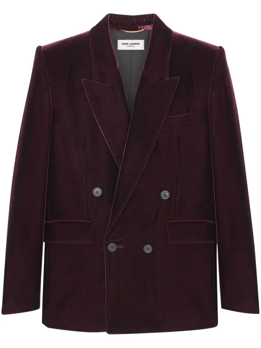 DOUBLE-BREASTED VELVET BLAZER sold by Lord & Taylor product image thumbnail 3