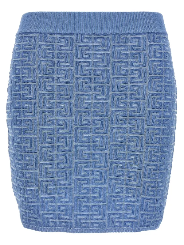 'PB' mini skirt made by Balmain
