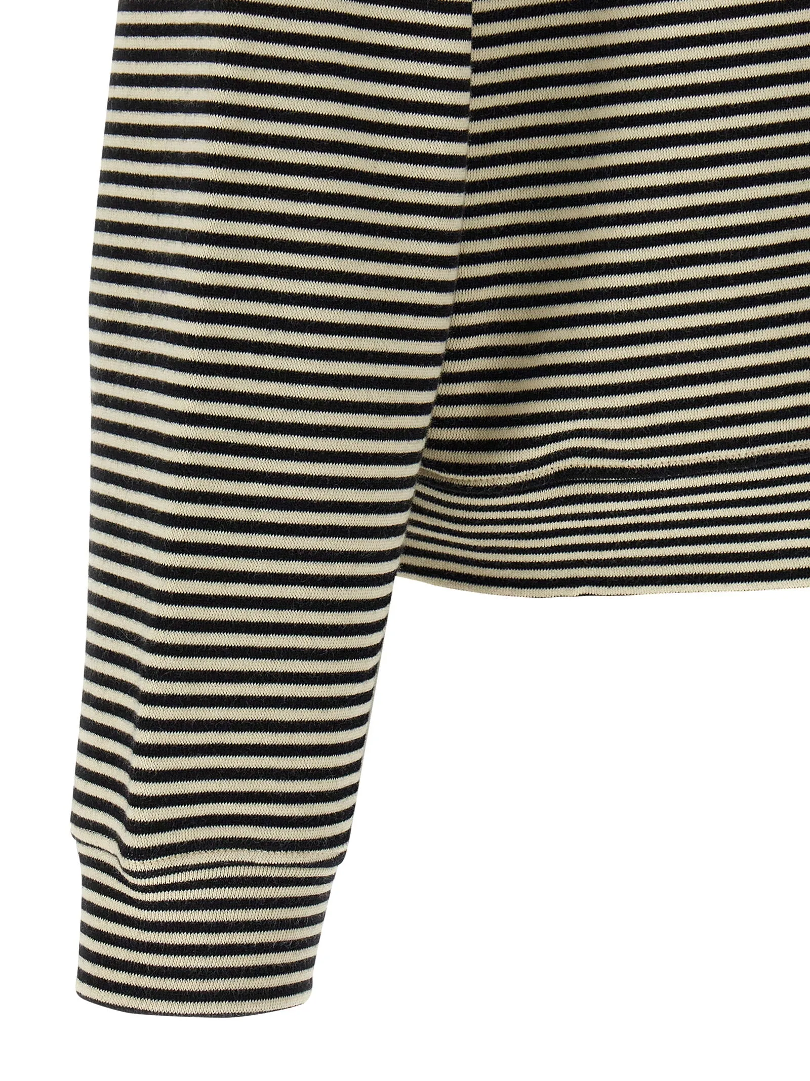 Striped polo sweatshirt sold by Lord & Taylor product image thumbnail 4