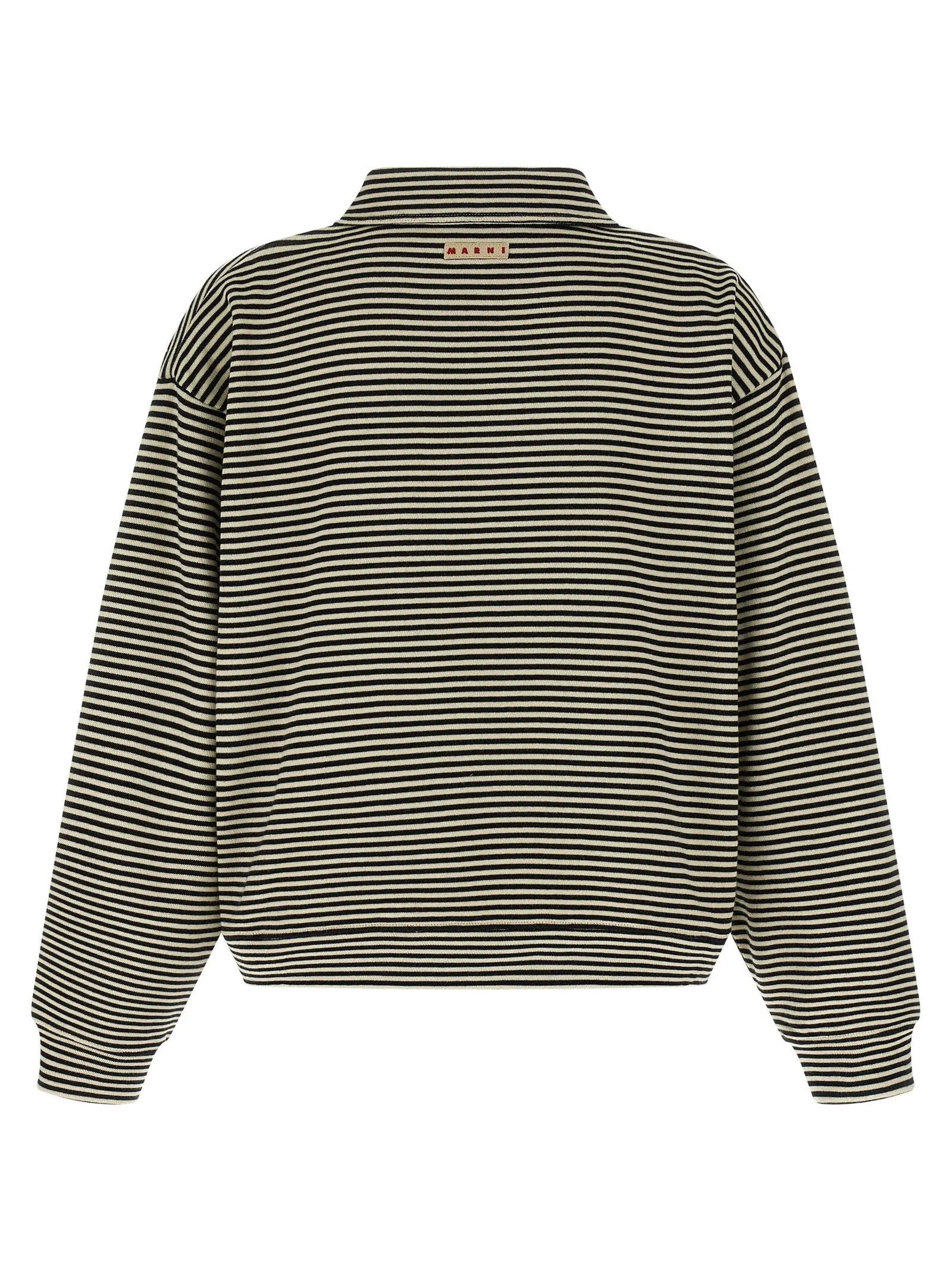 Striped polo sweatshirt sold by Lord & Taylor product image thumbnail 2