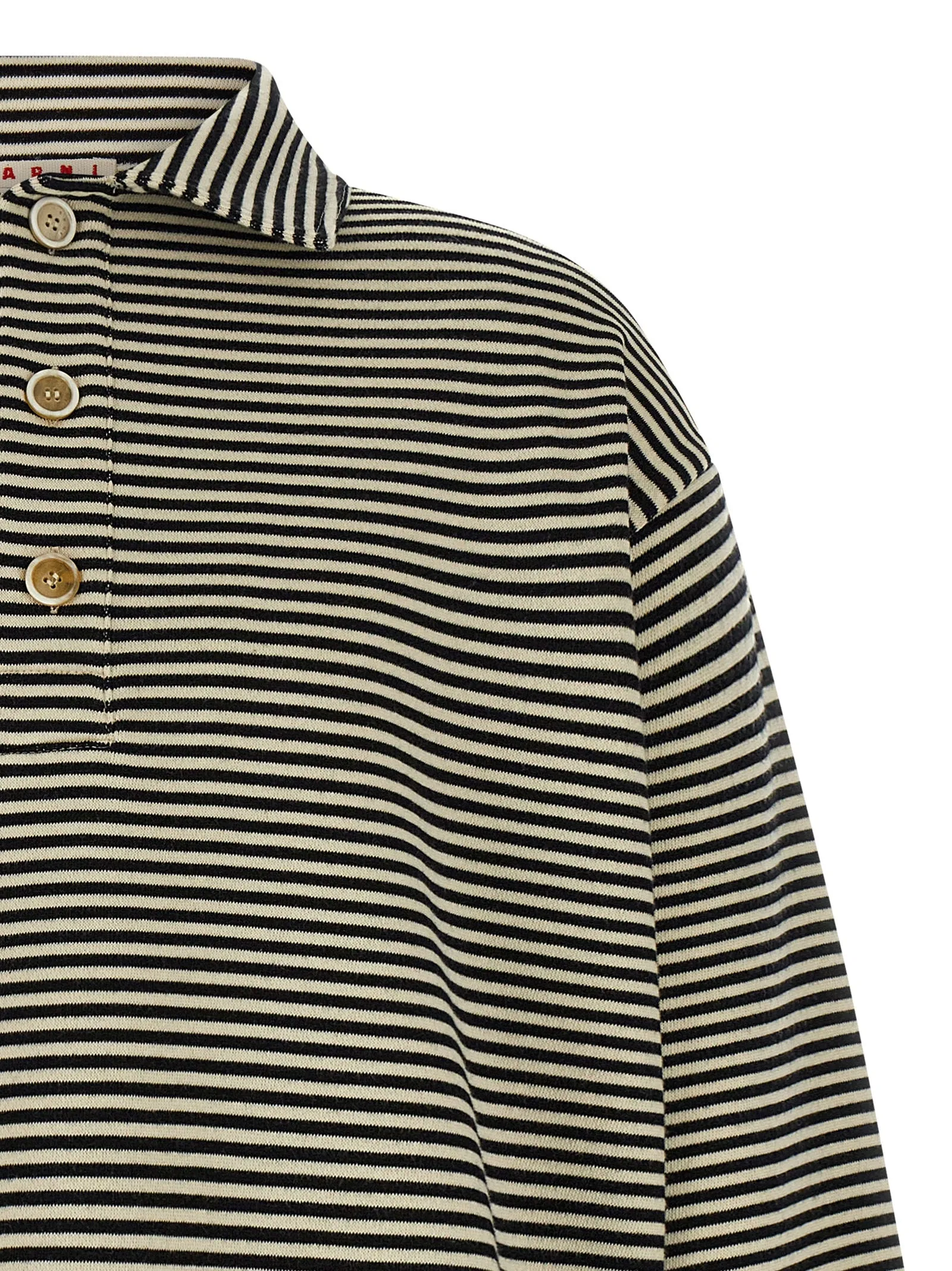 Striped polo sweatshirt sold by Lord & Taylor product image thumbnail 3