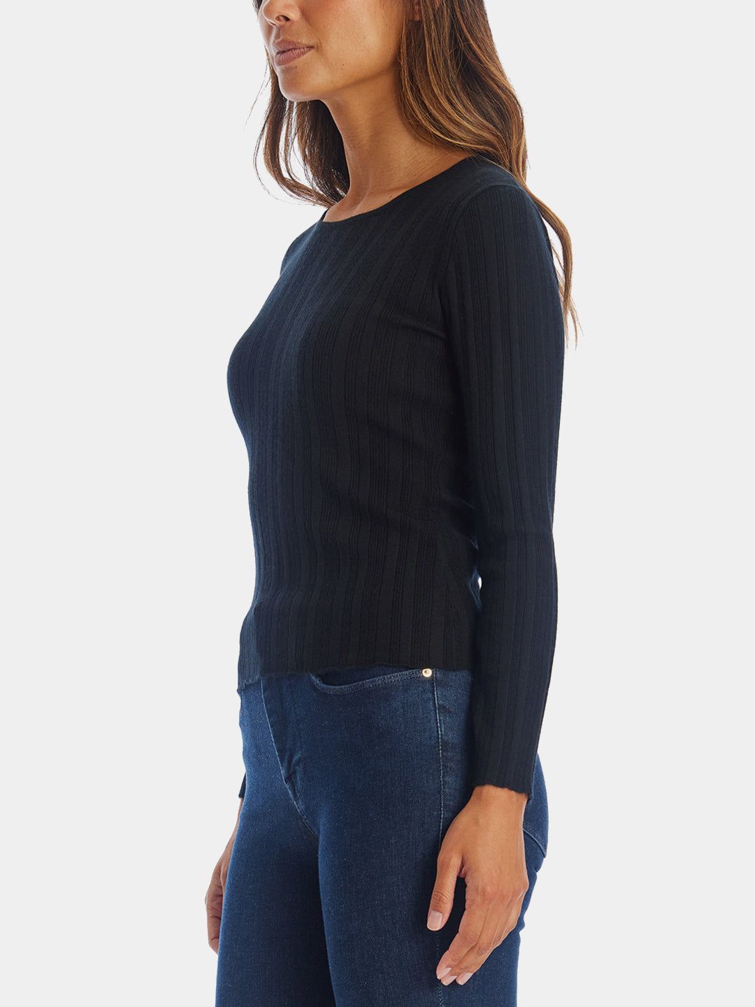 Fine Gauge Crew Neck Cashmere Sweater sold by Lord & Taylor product image thumbnail 5