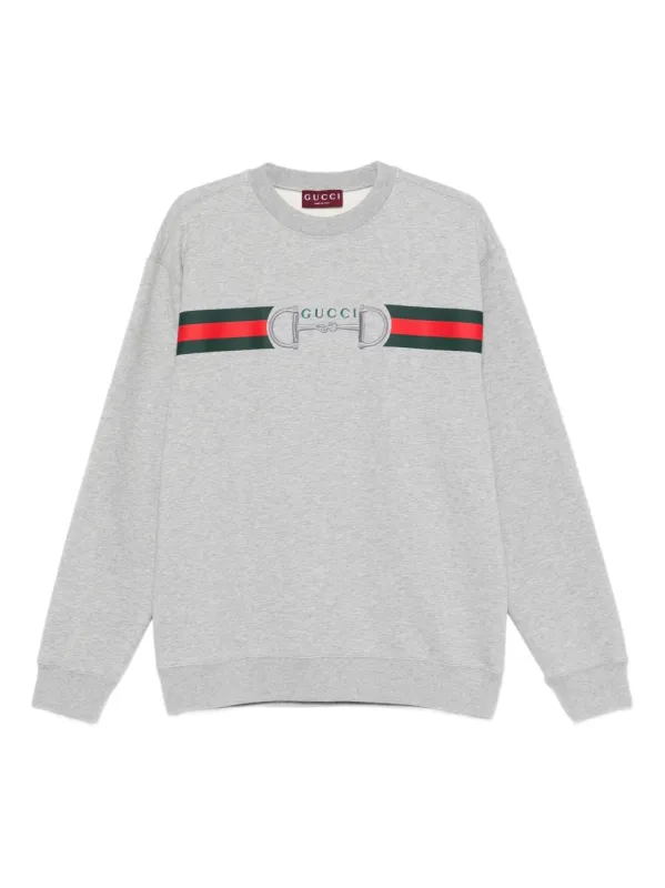 Cotton crewneck sweater made by Gucci