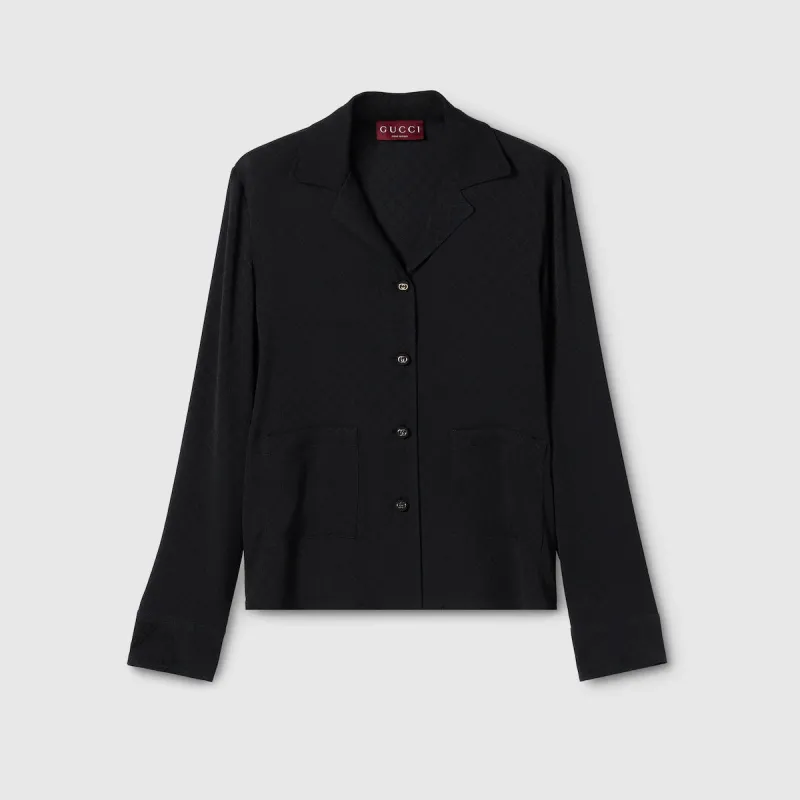 V-neck silk shirt sold by Lord & Taylor