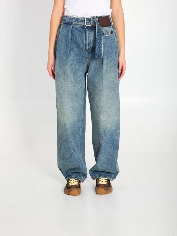 Washed denim jeans sold by Lord & Taylor