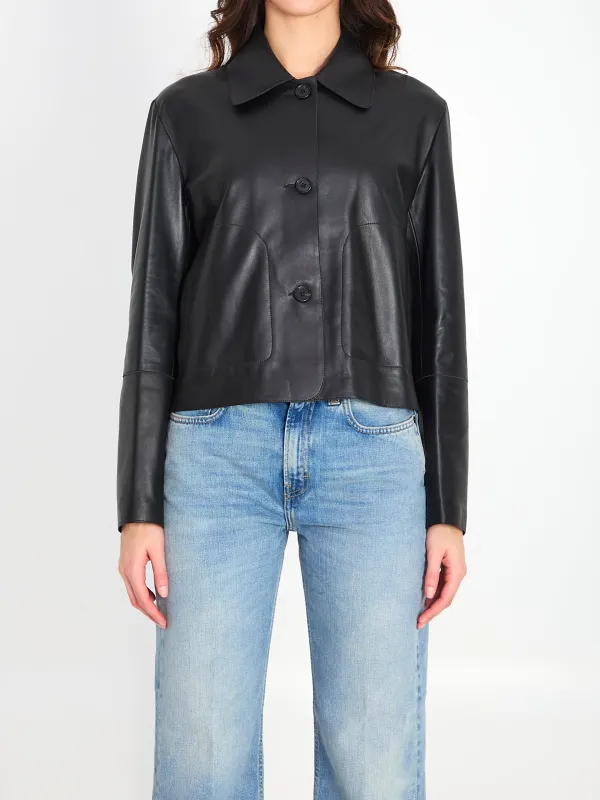 Nos Emy leather jacket sold by Lord & Taylor