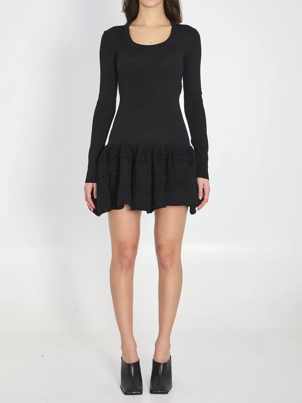 Wool crinoline mini dress made by Alaia