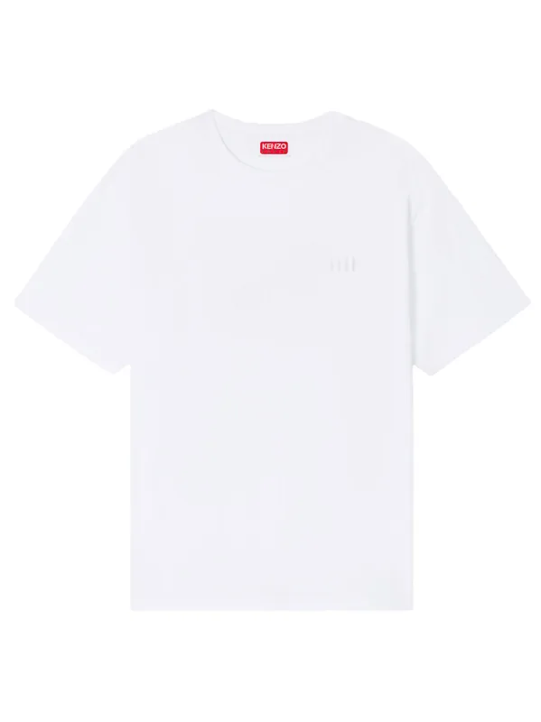 `BOKE FLOWER 2.0` EMBROIDERED OVERSIZED COTTON T-SHIRT made by Kenzo