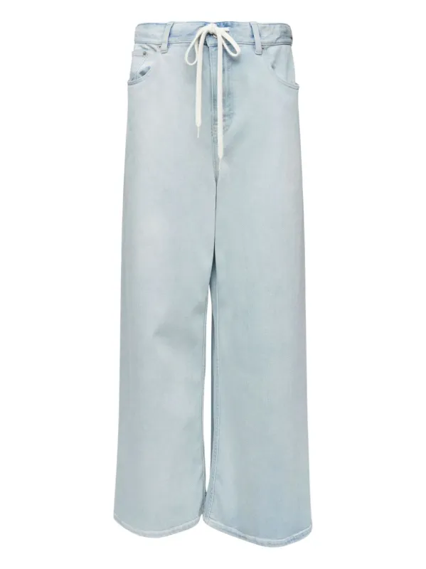 WIDE-LEG DENIM JEANS sold by Lord & Taylor