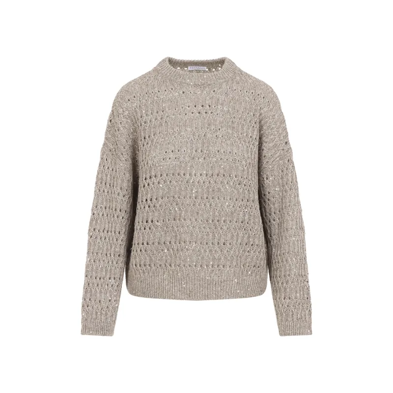 BEIGE LINEN SWEATER sold by Lord & Taylor