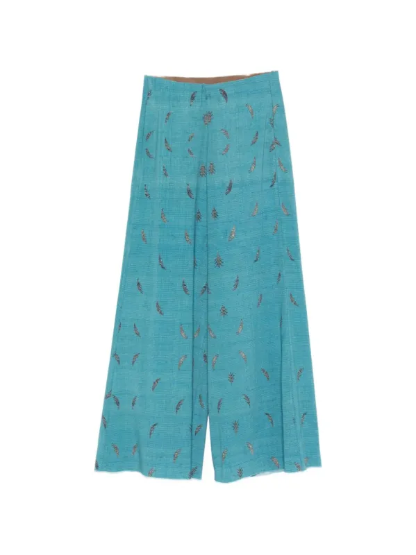 PRINTED SILK TROUSERS sold by Lord & Taylor