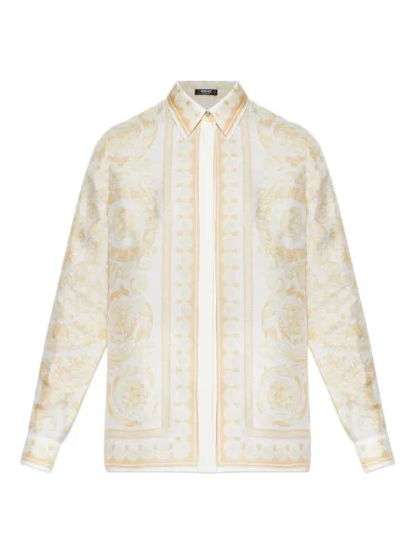 BAROCCO PRINT SILK SHIRT sold by Lord & Taylor