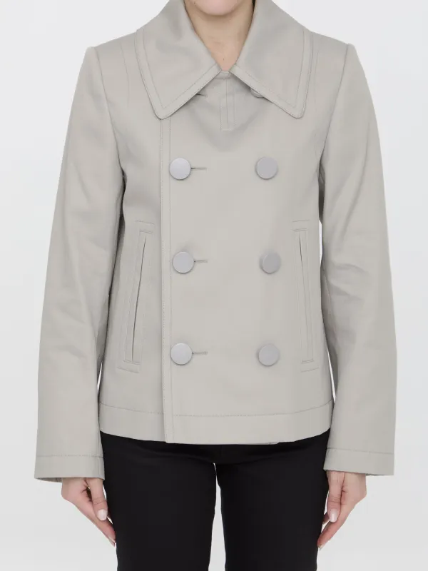 Double-breasted peacoat sold by Lord & Taylor