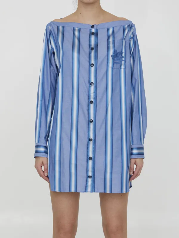 Striped shirt dress sold by Lord & Taylor