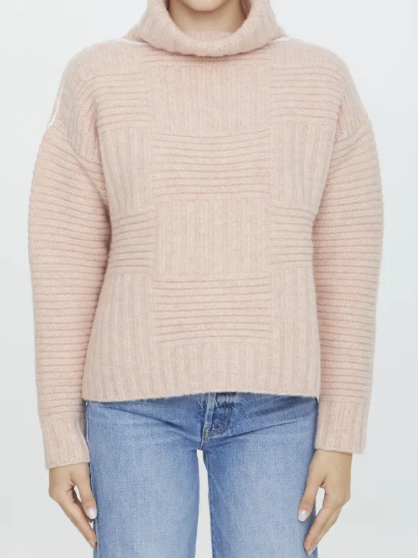 Wool turtleneck sweater sold by Lord & Taylor