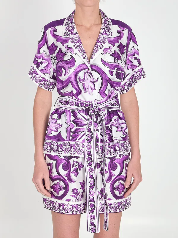 Maiolica shirt made by Dolce & Gabanna
