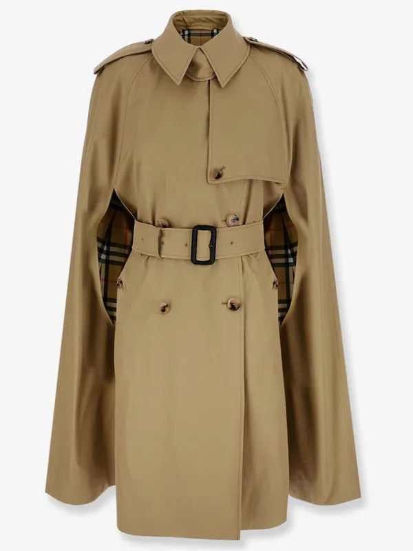 Belmont trench cape in gabardine sold by Lord & Taylor