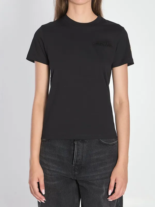 Beaded logo T-shirt sold by Lord & Taylor