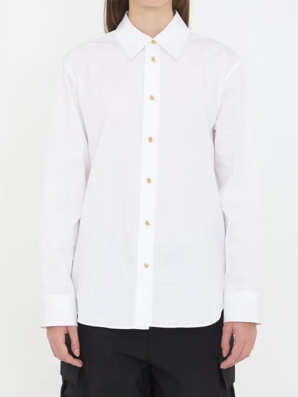 Cotton poplin shirt made by Bottega Veneta