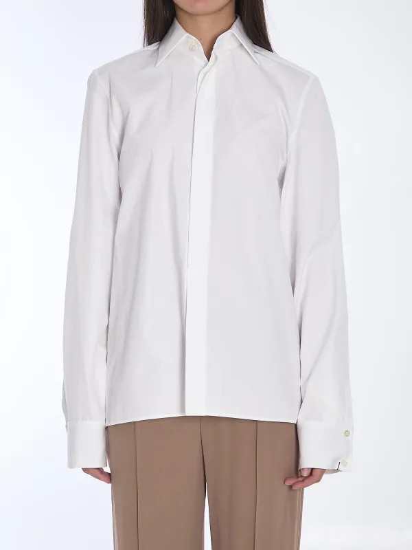 Cotton poplin shirt sold by Lord & Taylor