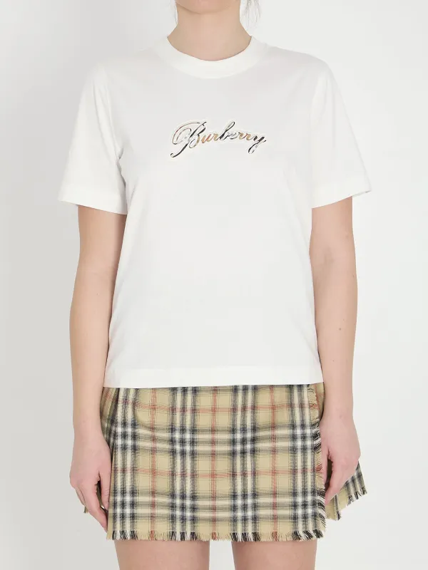 Check cotton t-shirt sold by Lord & Taylor