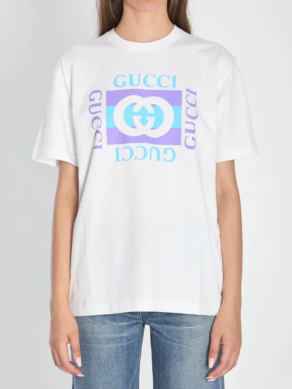 Logo Printed T-Shirt made by Gucci