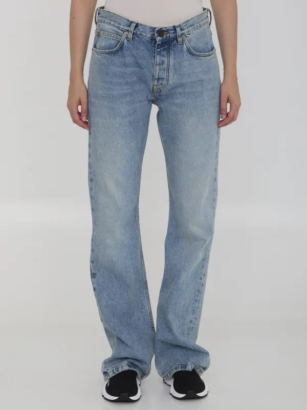 Low waist straight jeans made by Balenciaga