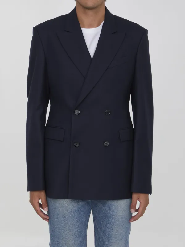 Wool double-breasted jacket made by Loewe